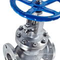 Stainless steel globe valves are used for pipelines